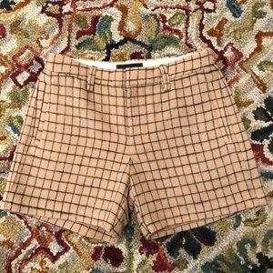 Buckley Tailors Wool Plaid Shorts in Size 0